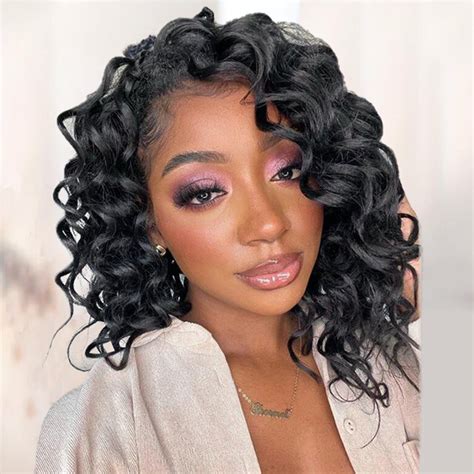 prelooped curly crochet hair|human crochet hair pre looped.